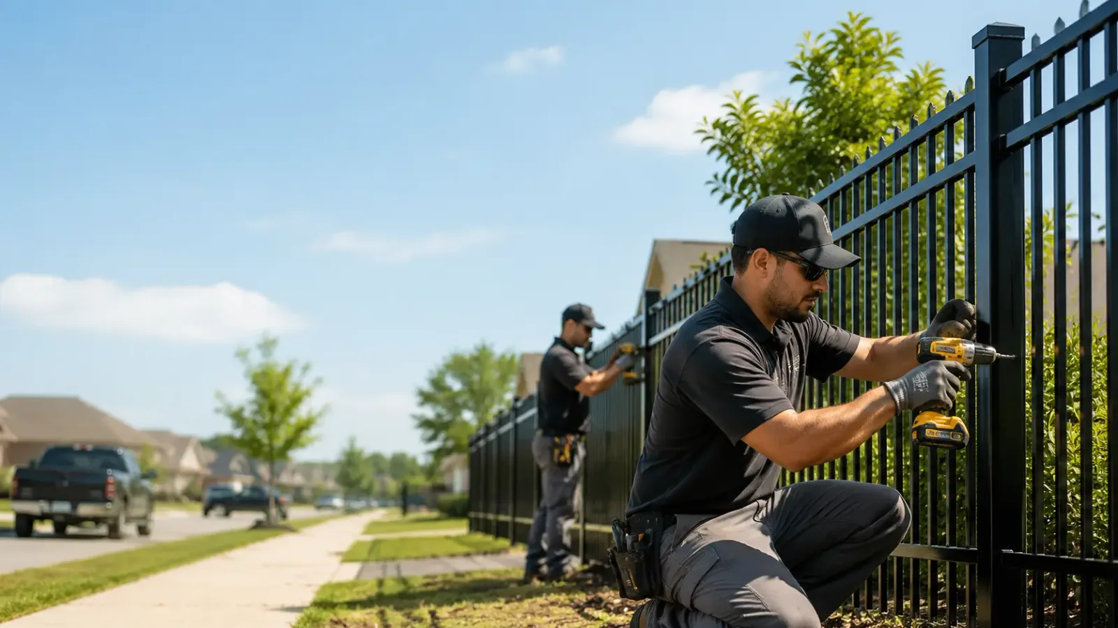 Metal Fence Installation in Pittsboro, IN